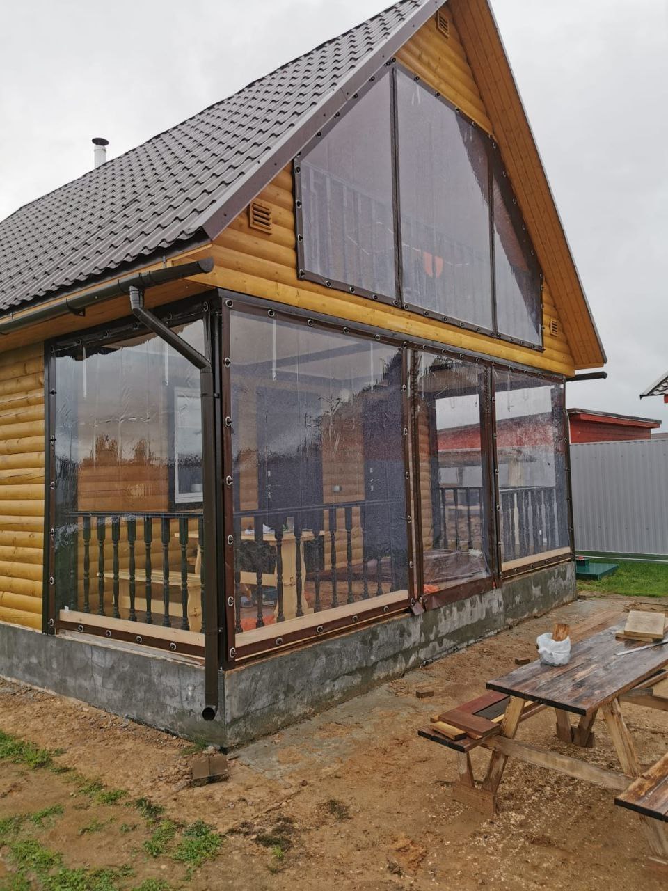 Мягкие окна ПВХ для веранды в городе Ермолино